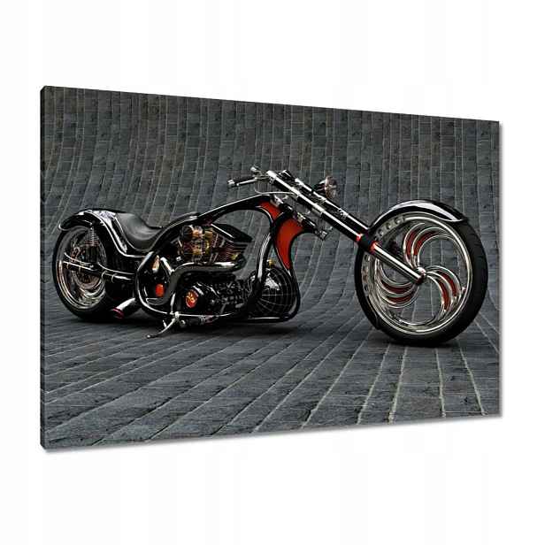 Obrazy 100x70 Chopper Motocykl Motor