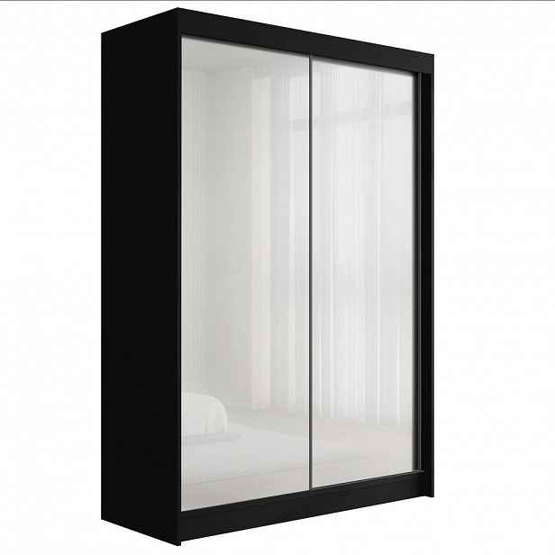 ALTDECOR ŠATNÍ SKŘÍŇ PEKA – 120 cm – černá|bílá