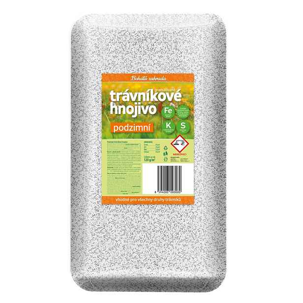 Bohatá zahrada Podzimní hnojivo na trávník 20 kg