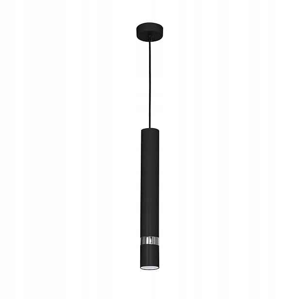 Milagro Joker závěsná lampa 1x40W GU10 černá/chrom 120 cm