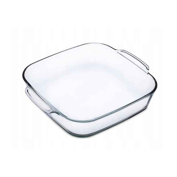 mísa 2,3l hran.čtverc. 24x24(28 ucha)x6,5cm, var.sklo,zapék. SIMAX