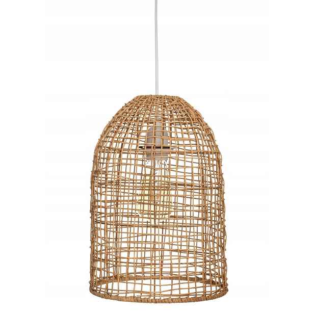 Závěsná stropní ratanová lampa do obývacího pokoje Boho