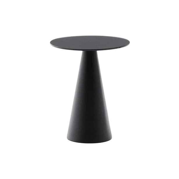 Kulatý odkládací stolek se skleněnou deskou ø 30 cm Wilshire – Kave Home