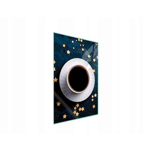7v1 Skleněná Krájecí Deska 35x52 Káva