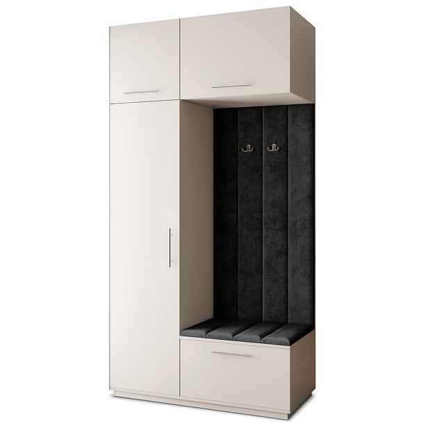 MASSENO MODERNÍ PŘEDSÍŇOVÁ SKŘÍŇ REMA, 120/240/60 cm, kašmírová