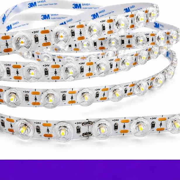 Led páska optická čočka pro kazety 48 LED/m IP20 24V Fialová 10 m