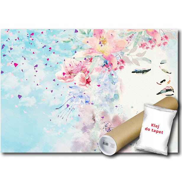 Vinylová fototapeta květina žena jaro 152x104
