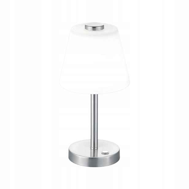 Stolní lampa s stínítkem Emerald stříbrná Trio