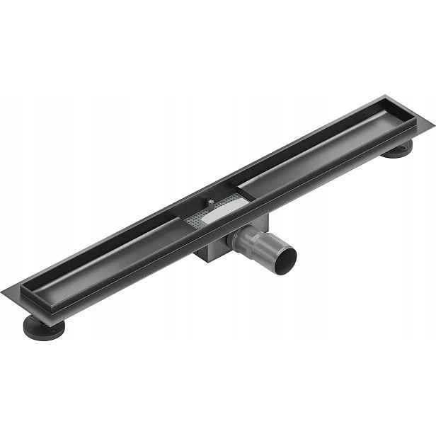 Mexen Flat tělo sprchového žlabu 70 cm, broušená gun metal (tmavě šedá) 1E15070