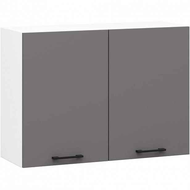 RAUMHIRSCH FURNITURE ZÁVĚSNÁ SKŘÍŇ Bílá, grafitově šedá 58/80/30
