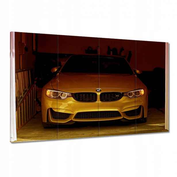 Obrazy 120x80 Zlaté Bmw Sportovní