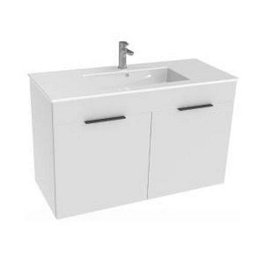 Koupelnová skříňka s umyvadlem Jika Cube 100x43x62,2 cm bílá H4536511763001