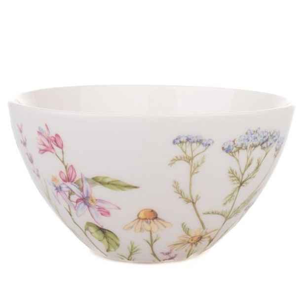 miska 440ml LUČNÍ KVĚTY 2, d13x7cm, porcelán