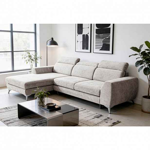 Livetastic ROHOVÁ SEDAČKA, textil, pískové barvy