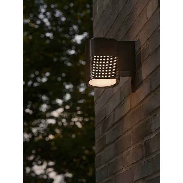 Venkovní nástěnné svítidlo Sidara Seaside černý hliník IP54 1x E27 15W Nordlux