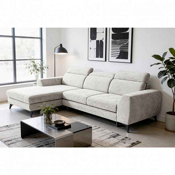 Livetastic ROHOVÁ SEDAČKA, textil, slonovinová