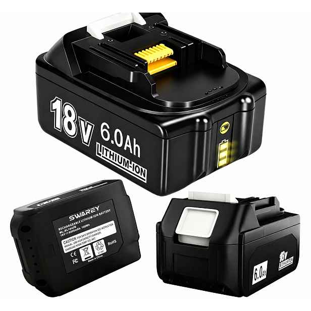 Akumulátor Náhradní Pro Makita Baterie 18V 6,0 Ah BL1860 6AH