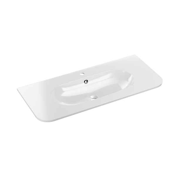 ArtCom Keramické umyvadlo PURE | bílý lesk 100 cm
