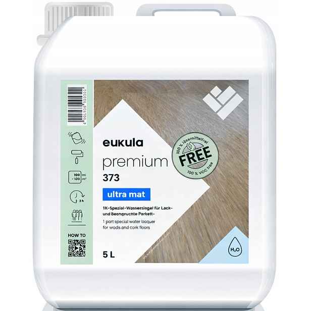 Eukula Premium 373 Ultramat 5L lak na dřevo a podlahy