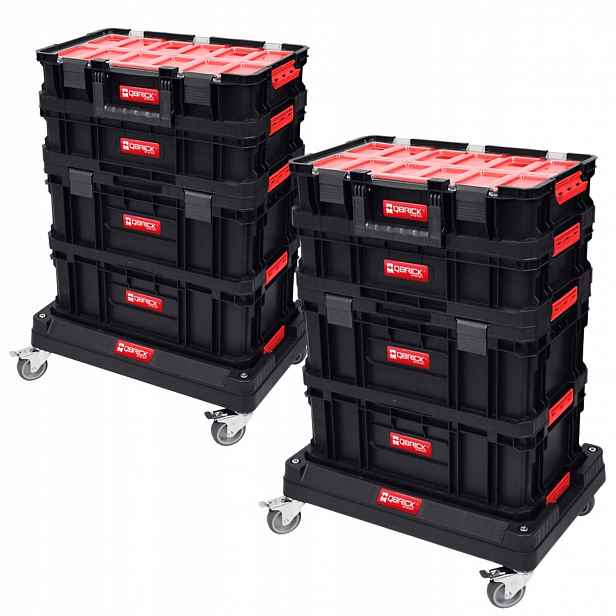 Qbrick System Two 7v1 mobilní sada na kolečkách box x2