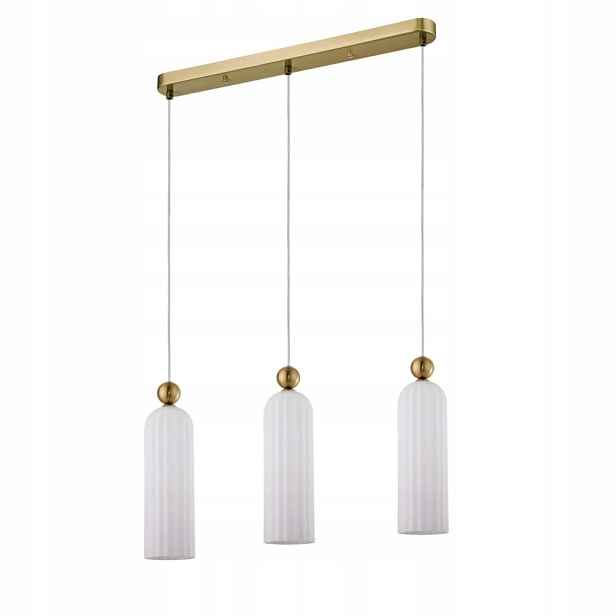 Závěsná lampa Piega bílá Light Prestige