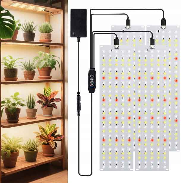Full Spectrum Sluneční Světlo Lampa Pro Růst Pěstování Rostlin 30CM 4KS