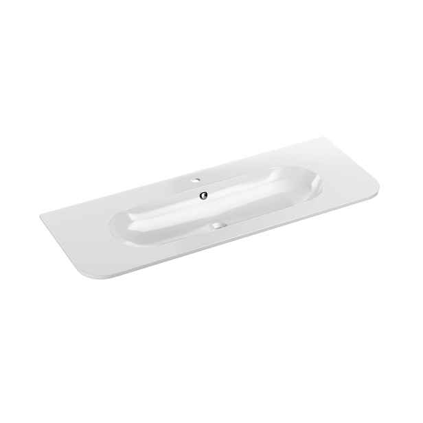 ArtCom Keramické umyvadlo PURE | bílý lesk 120 cm