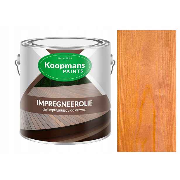 Koopmans Impregneerolie Impregnační Olej Na Dřevo 5 L Zlatý Kaštan 107