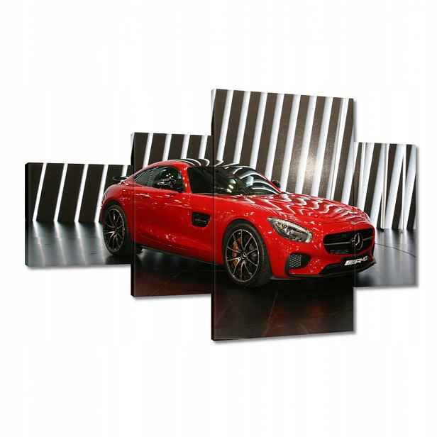 Obrazy 130x80 Červený Mercedes Amg