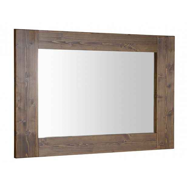 Sapho Brand - Zrcadlo v rámu 100x80 cm, mořený smrk BA056S