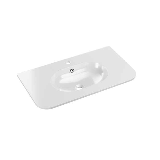 ArtCom Keramické umyvadlo PURE | bílý lesk 80 cm