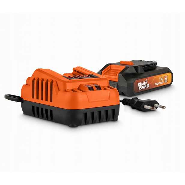 Powerplus POWDP90630 Nabíječka 20V/40V 2.0A plus Baterie 20V Li-ion 3,0