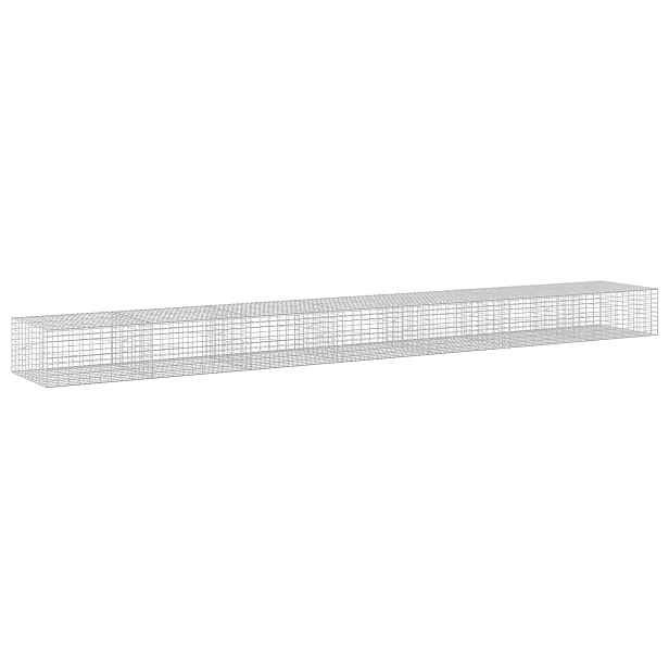 vidaXL Gabion s drátem 3,5 mm a síťkou 5x10 cm 700x100x50 cm