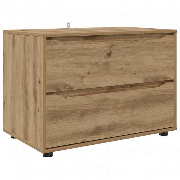 vidaXL Úložná skříňka 80 x 48 x 57 cm Kompozitní dřevo Artisanový dub