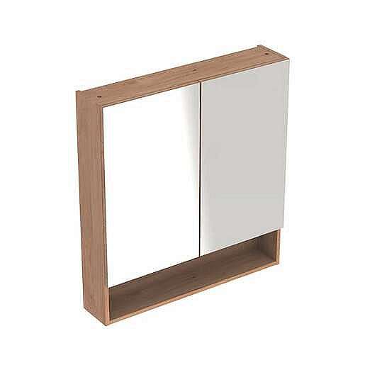 Zrcadlová skříňka Geberit Selnova 58,8x85 cm lamino ořech hickory světlý 501.267.00.1