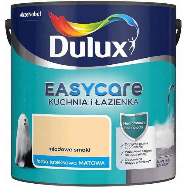 Dulux Barva Easycare Kuchyň A Koupelna 2,5L Medové Příchutě