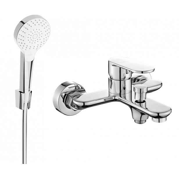 MEXEN - Milo R05 vanová baterie s příslušenstvím, chrom 7133R05-00