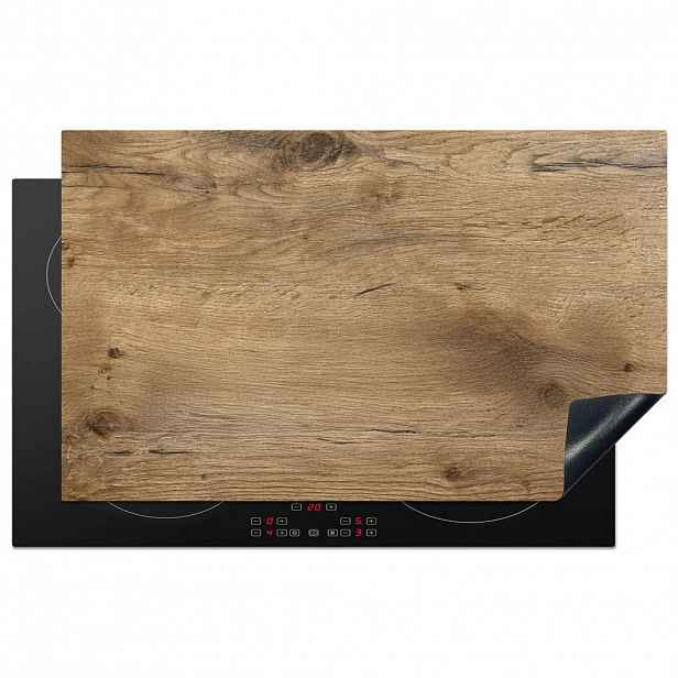 MuchoWow KRYT NA INDUKČNÍ DESKU Dřevo - hnědé - vzhled dřeva 83x51 cm