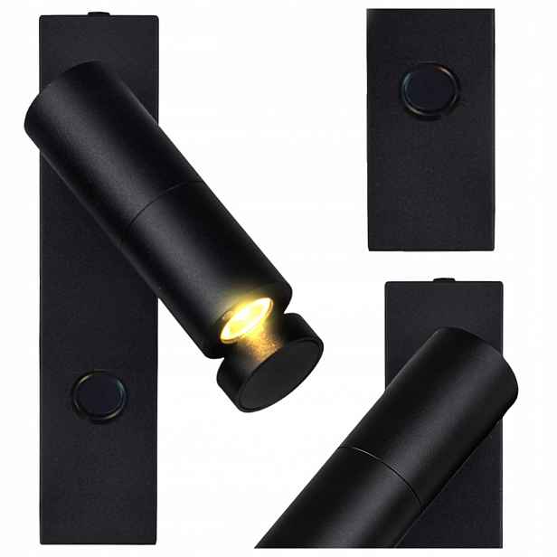 Nástěnné Svítidlo Miri Light Prestige Černé Led 3W Teplá Barva 3000K