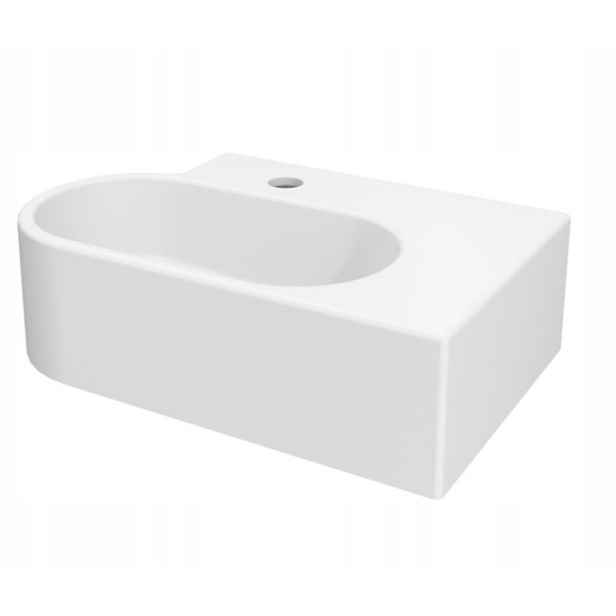 Nástěnné umyvadlo GoodHome Levanna 47 x 29,5 cm bílé