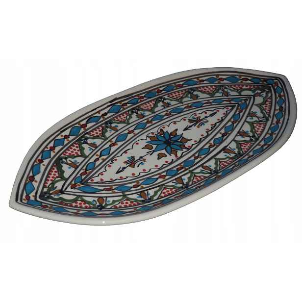 Gruzie Chaczapuri Pide Pizza Turecká Pizza Velký Krásný Talíř 43 cm