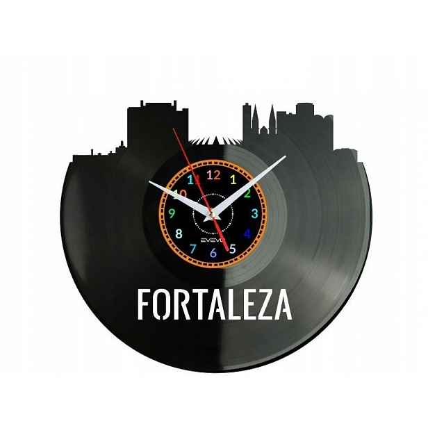 Fortaleza Dárek Originální dekorace do domu Hodiny z vinylové desky
