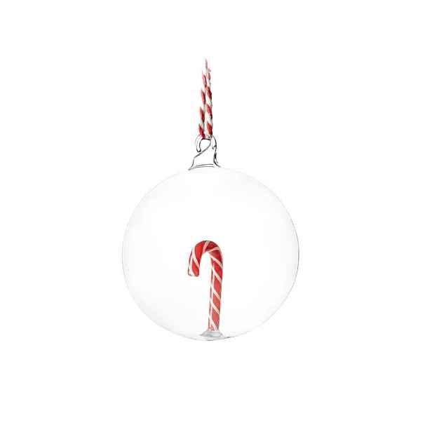 Skleněná vánoční ozdoba 8 cm Candy Cane – Sass & Belle