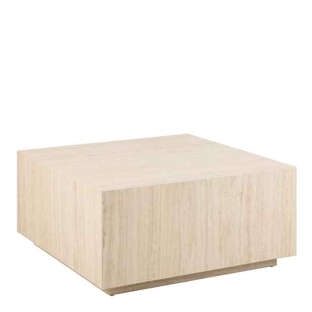 Actona Konferenční stolek Dice 90 cm béžový kámen