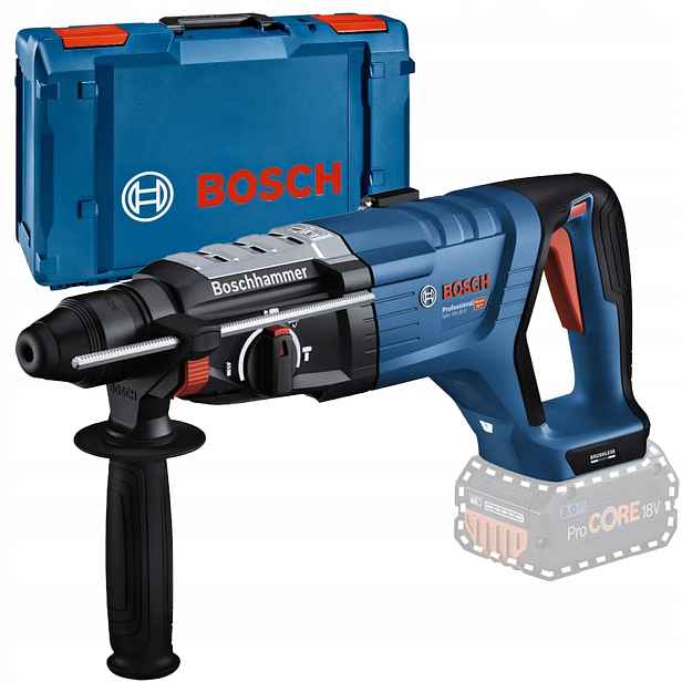 Akumulátorové Příklepové Kladivo Bosch Professional Gbh 18V-28D 3,4 J Kufr