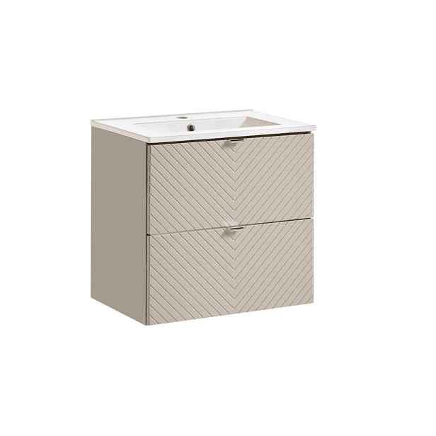 ArtCom Koupelnová skříňka s umyvadlem VIVA Cashmere U60/2 | 60 cm