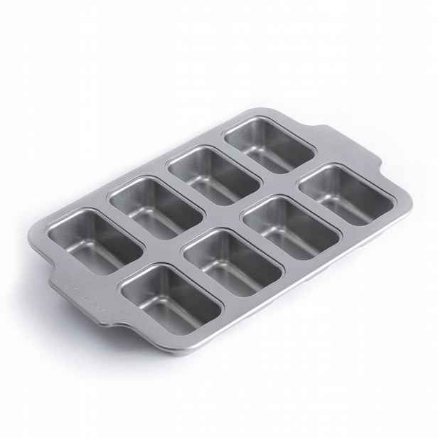 KitchenAid forma na pečení 8 mini sušenek 30x20 cm šedá