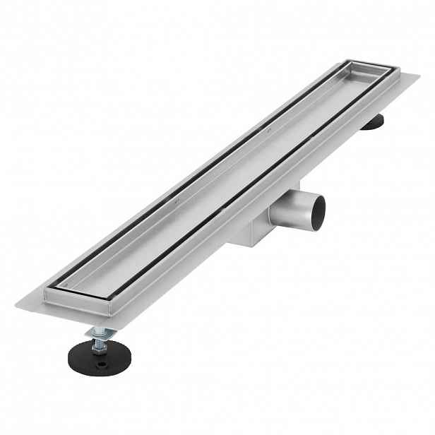 LuxeBath SPRCHOVÁ ŽLAB 70 cm stříbrná