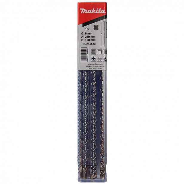 Makita - Vrták do zdiva SDS-Plus, 6x210 mm B-47341
