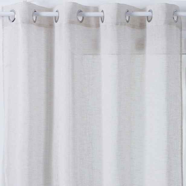Závěs do obývacího pokoje elegantní vzhled Lnu 140 x 240 cm